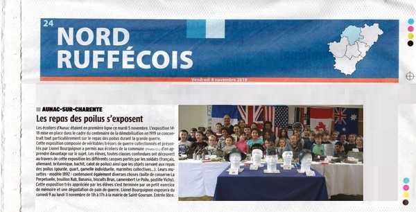 ARTICLE DE PRESSE 2019